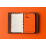 Plotter Pueblo 6-Ring Leather Binder - Mini Size - Brown