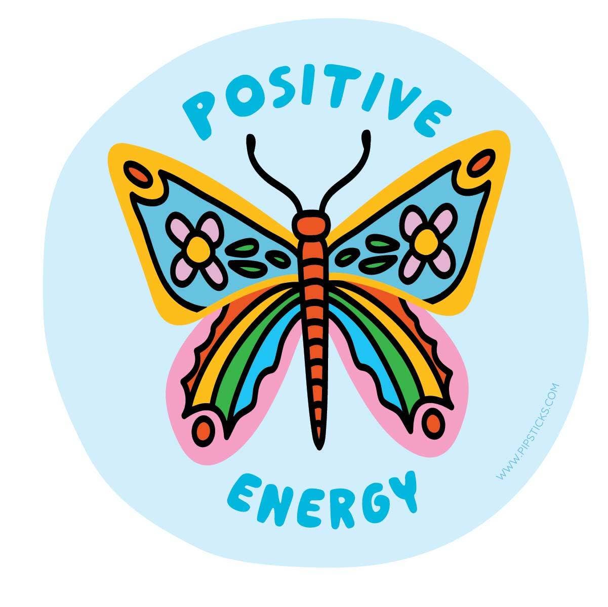 Atlas Stationers - Pipsticks Positive Energy Vinyl - Stickers