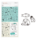 Midori Stickers - Talking Sea Animals | Atlas Stationers.