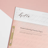 Brush Lettering Practice Paper | Atlas Stationers.