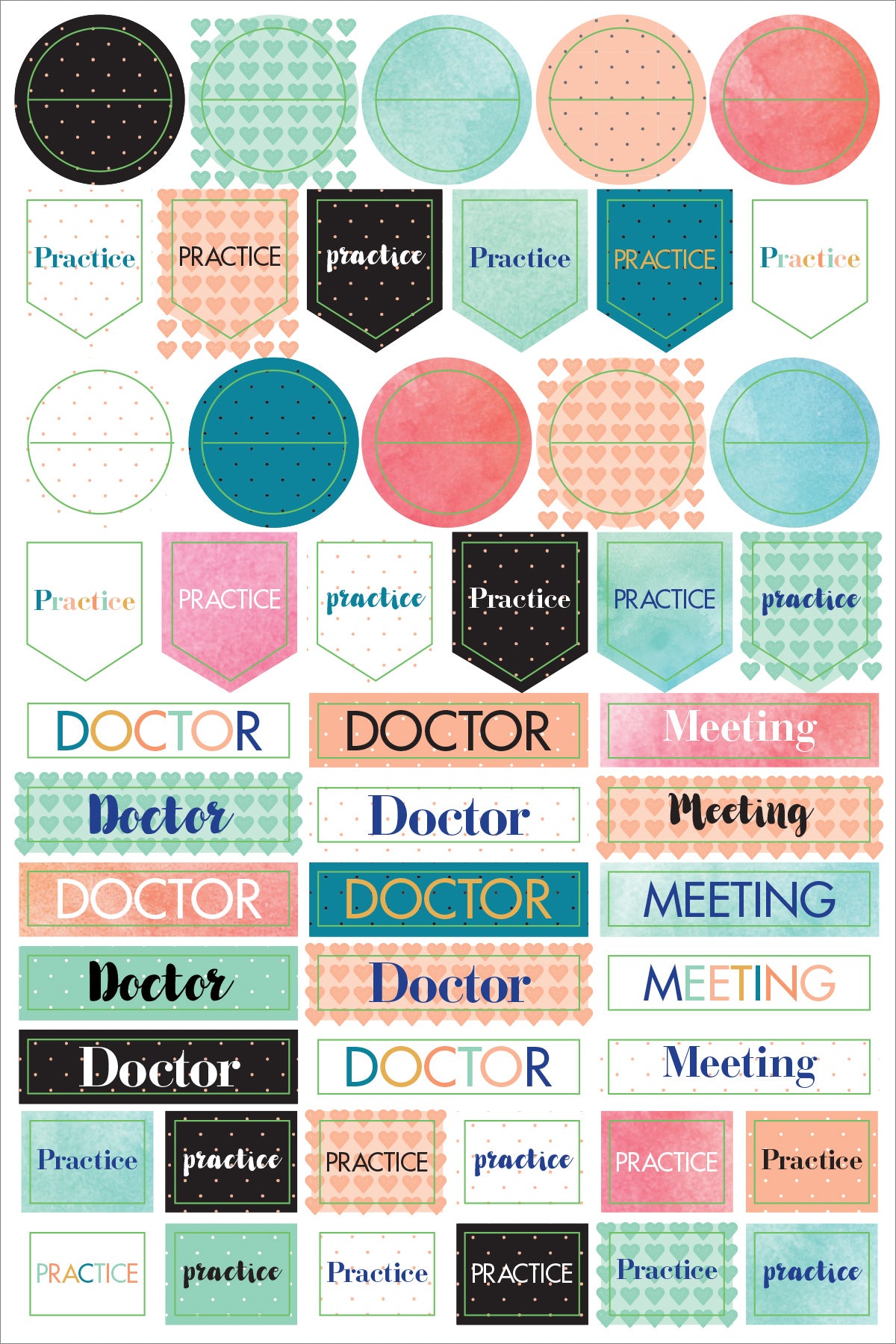 Atlas Stationers - ESSENTIALS MOM'S PLANNER STICKERS - Stickers - Image 5