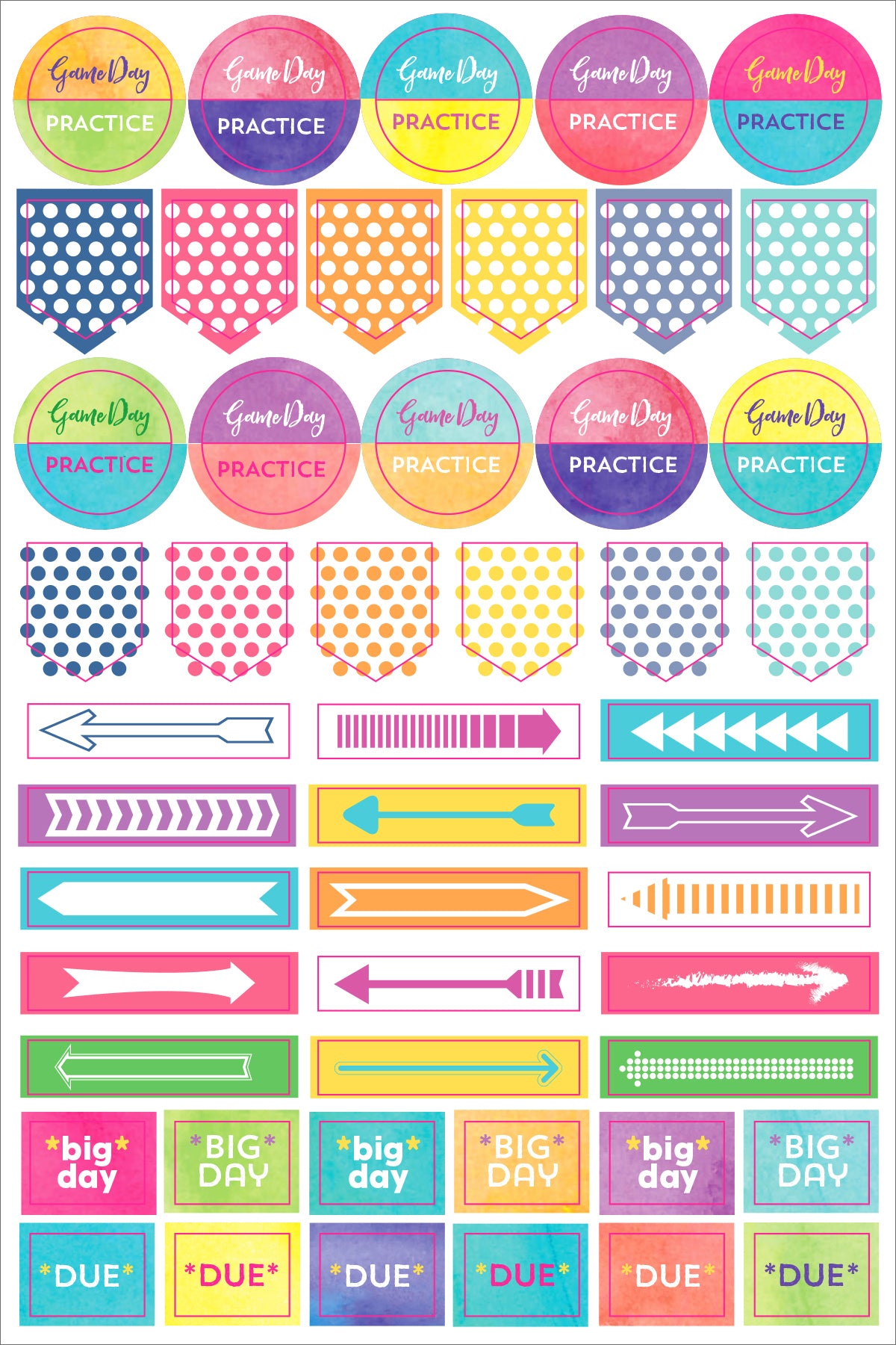Atlas Stationers - ESSENTIALS STUDENT PLANNER STICKERS - Stickers - Image 5