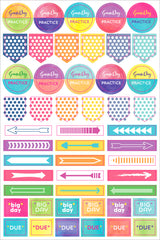 Atlas Stationers - ESSENTIALS STUDENT PLANNER STICKERS - Stickers - Image 5