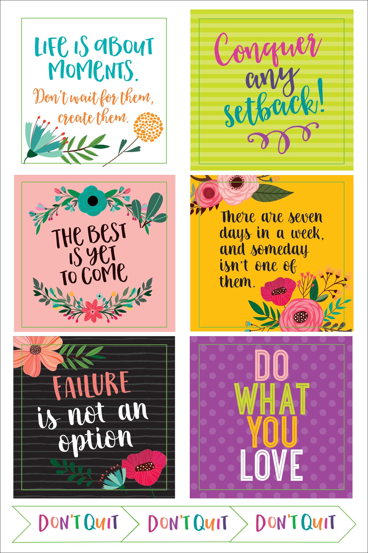 Atlas Stationers - ESSENTIALS WAKE UP, KICK ASS, REPEAT. PLANNER STICKERS - Stickers - Image 3
