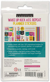 Atlas Stationers - ESSENTIALS WAKE UP, KICK ASS, REPEAT. PLANNER STICKERS - Stickers - Image 10
