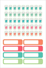 ESSENTIALS DOTTED JOURNAL PLANNER STICKERS | Atlas Stationers.