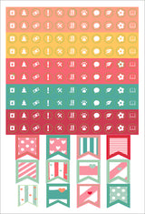ESSENTIALS DOTTED JOURNAL PLANNER STICKERS | Atlas Stationers.