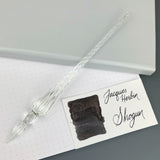 Jacques Herbin Round Glass Dip Pen - Clear
