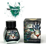 Van Dieman's Feline - Emerald Eyes Shimmering 40ml Bottled Ink