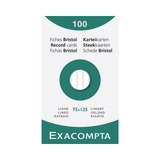 Exacompta Index Cards - 3" x 5" - Ruled