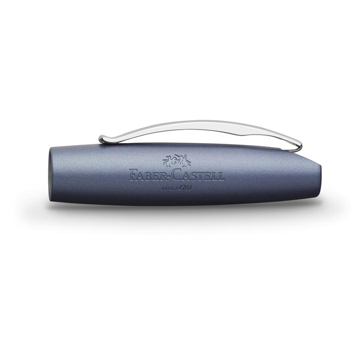 Faber-Castell Essentio Fountain Pen - Aluminum Blue | Atlas Stationers.