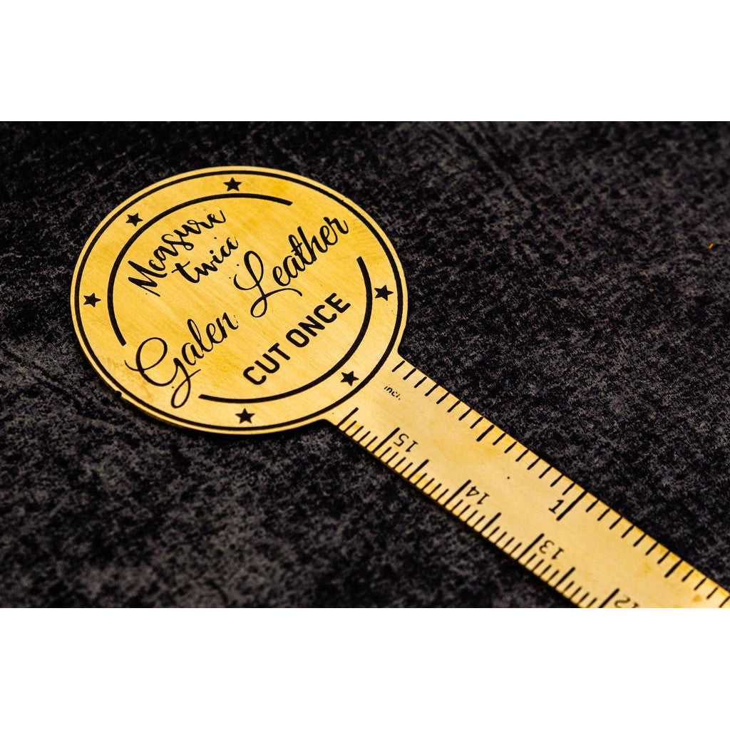 Galen Leather Brass Letter Opener | Atlas Stationers.
