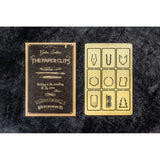 Galen Leather Brass Paper Clip | Atlas Stationers.