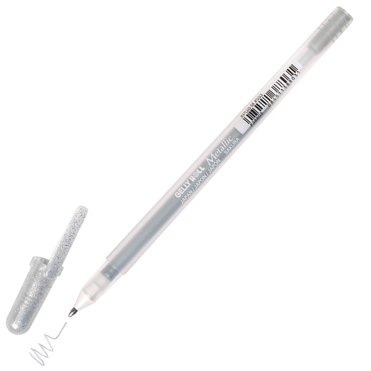 Gelly Roll Metallic Gel Pen - Silver | Atlas Stationers.