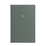 Letts Icon Hardcover Notebook - 5 1/8" x 7 7/8" - Ruled - Green | Atlas Stationers.