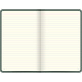 Letts Icon Hardcover Notebook - 5 1/8" x 7 7/8" - Ruled - Green | Atlas Stationers.