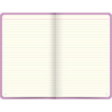 Letts Icon Hardcover Notebook - 5 1/8" x 7 7/8" - Ruled - Pink | Atlas Stationers.