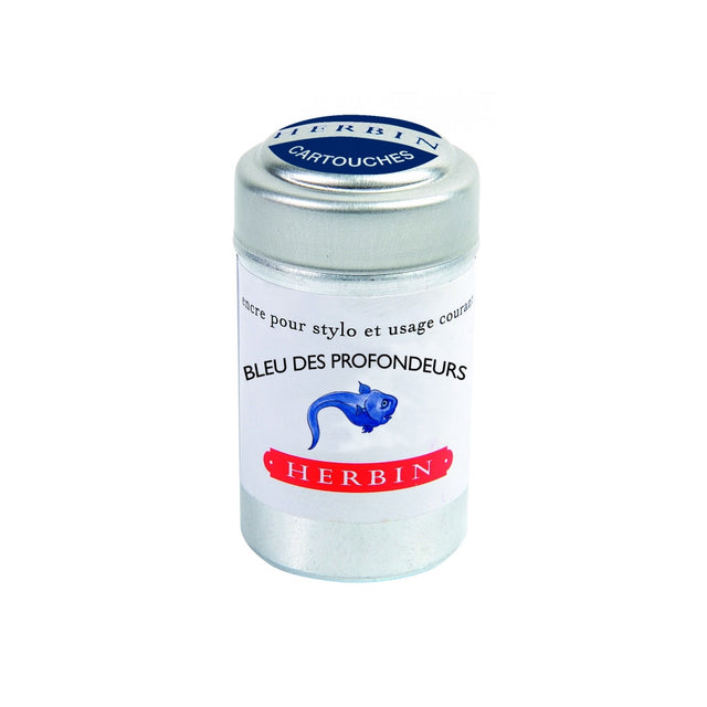 Herbink Ink Cartridges - Bleu des Profondeurs | Atlas Stationers.