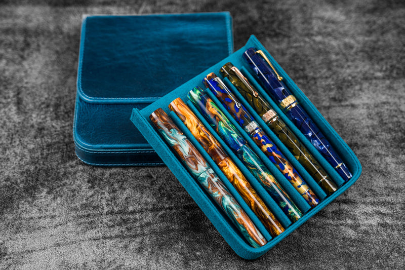 Galen Leather Magnum Opus 6 Slot Pen Case