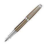 Caran d'Ache LÉMAN Fountain Pen -  Caviar w/ Silver Trim | Atlas Stationers.