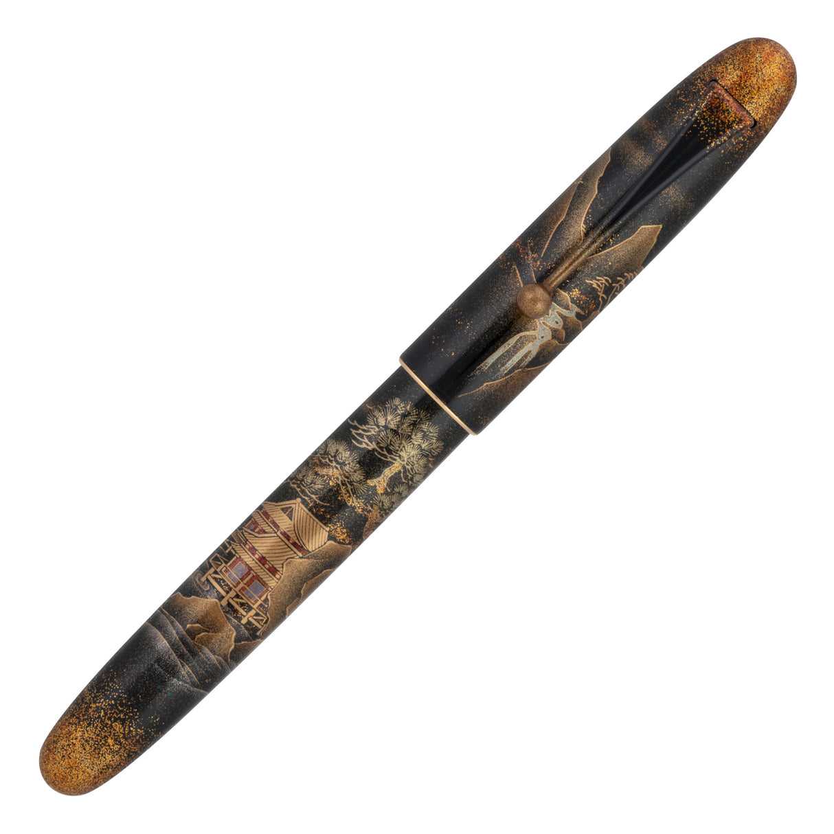 Namiki Yukari Royale Fountain Pen - Night Scene of Pavilion | Atlas Stationers.