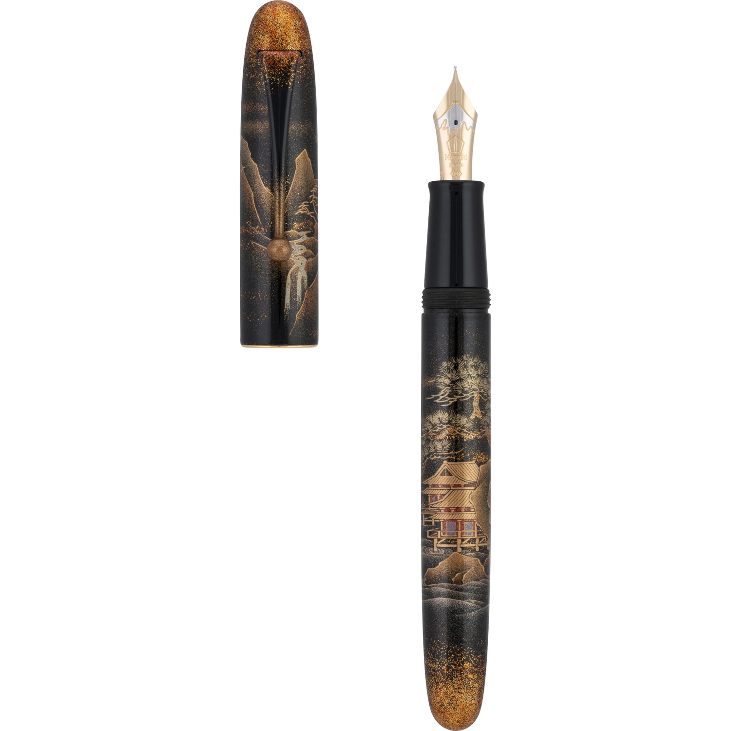 Namiki Yukari Royale Fountain Pen - Night Scene of Pavilion | Atlas Stationers.