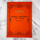 Life Noble Notebook - Red - Grid - A4 Top-Bound