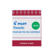 Pilot Ink Cartridge - Green | Atlas Stationers.