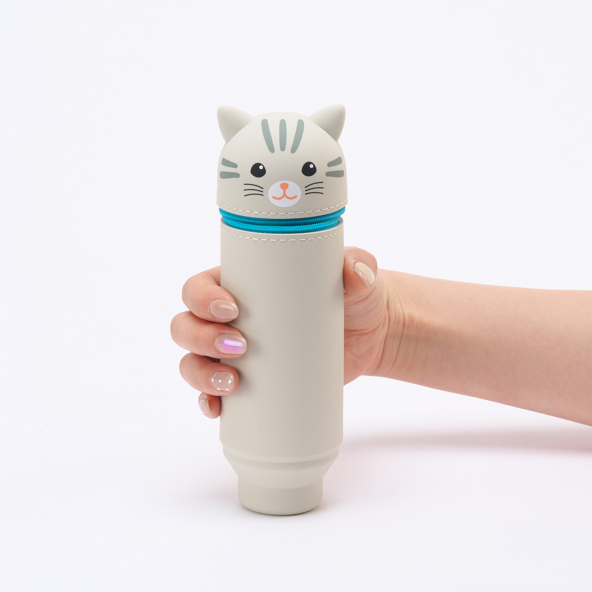 PuniLabo Stand Up Pen Case - Black Rabbit