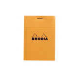 Rhodia Staplebound Notepad - Graph 80 sheets - 3 x 4 - Orange cover | Atlas Stationers.
