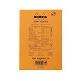 Rhodia Staplebound Notepad - Blank 80 sheets - 6 x 8 1/4 - Orange cover | Atlas Stationers.