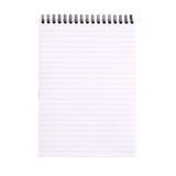 Rhodia Wirebound Notepad - Lined 80 sheets - 6 x 8 1/4 - Black cover | Atlas Stationers.