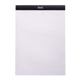 Rhodia Staplebound Notepad - Dot grid 80 sheets - 8 1/4 x 11 3/4 - Black cover | Atlas Stationers.