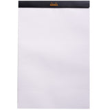 Rhodia Staplebound Notepad - Blank 80 sheets - 8 1/4 x 12 1/2 - Black cover | Atlas Stationers.