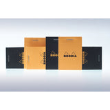Rhodia Staplebound Notepad - Graph 80 sheets - 2 x 3 - Black cover | Atlas Stationers.