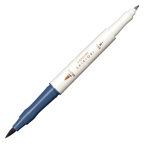 Sailor Compass Shikiori Marker -  Shimoyo (Blue Gray) | Atlas Stationers.