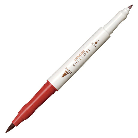 Sailor Compass Shikiori Marker -  Yodaki (Red Brown) | Atlas Stationers.