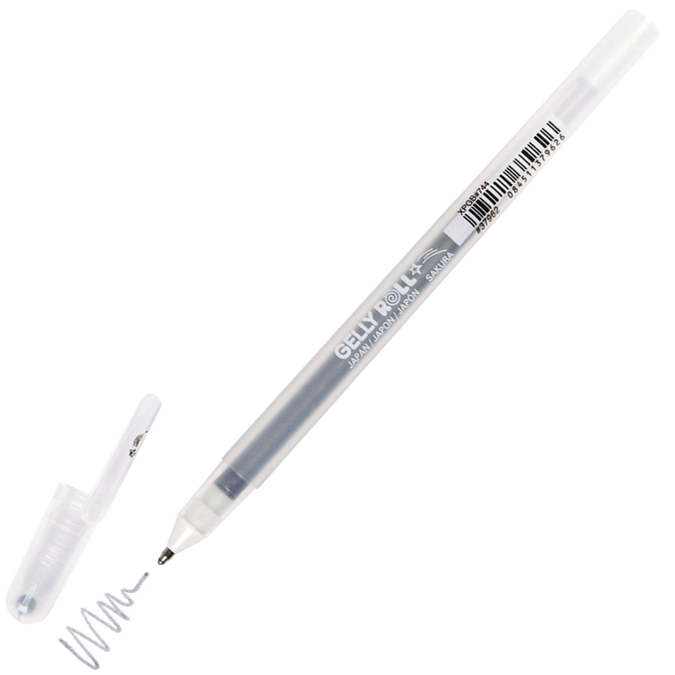 Gelly Roll Stardust Gel Pen - Silver | Atlas Stationers.