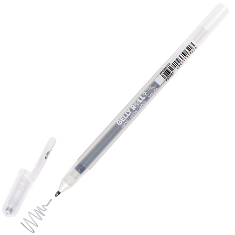 Gelly Roll Stardust Gel Pen - Silver | Atlas Stationers.