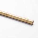 ystudio Classic Slim Ballpoint Pen - Brass | Atlas Stationers.