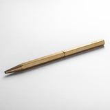 ystudio Classic Slim Ballpoint Pen - Brass | Atlas Stationers.