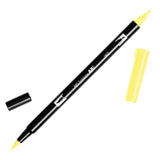 Tombow Dual Brush Marker - Pale Yellow (062) | Atlas Stationers.