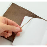 Traveler's Leather Notebook - Passport Size - Black | Atlas Stationers.
