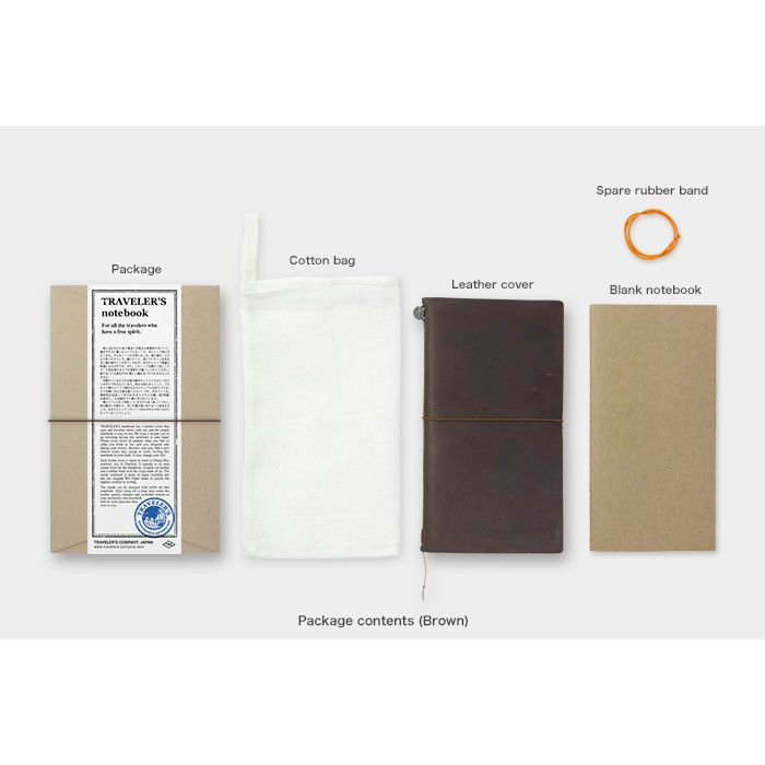 Traveler's Leather Notebook - Regular Size - Brown | Atlas Stationers.