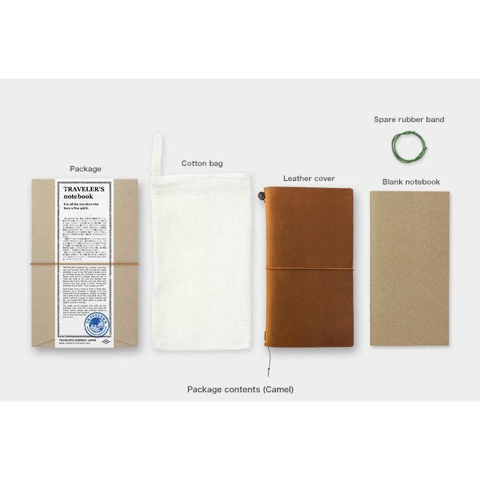 Traveler's Leather Notebook - Regular Size - Camel | Atlas Stationers.