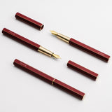 ystudio Classic Fountain Pen - Revolve Red