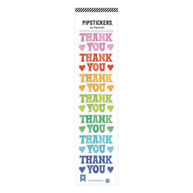 Atlas Stationers - Pipsticks Brilliant Thank You - Stickers