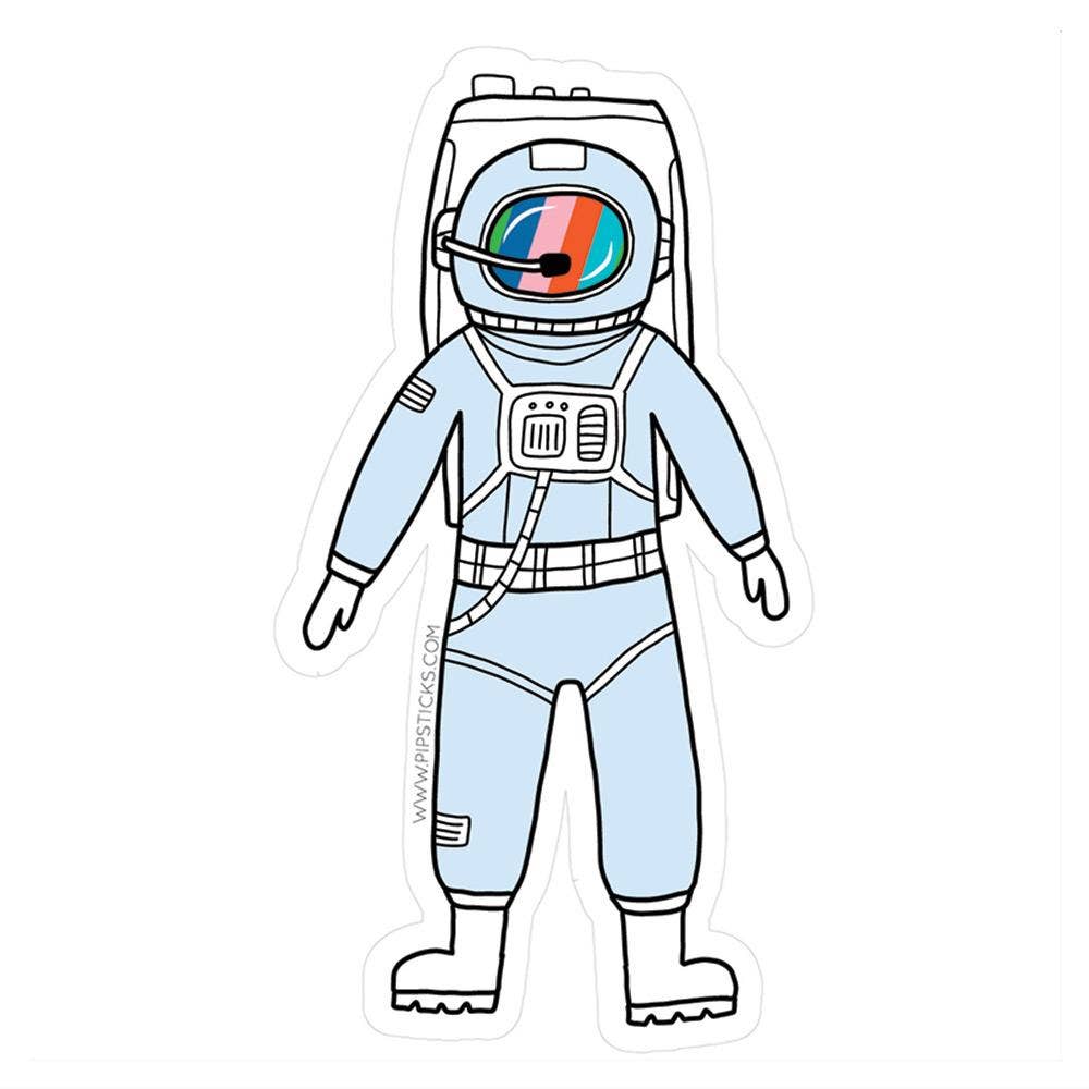 Atlas Stationers - Pipsticks Astronaut Vinyl - Stickers