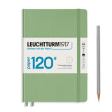 Leuchtturm A5 120g Hardcover Notebook - Sage - Dot Grid | Atlas Stationers.