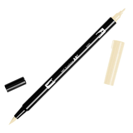 Tombow Dual Brush Marker - Light Sand (990) | Atlas Stationers.